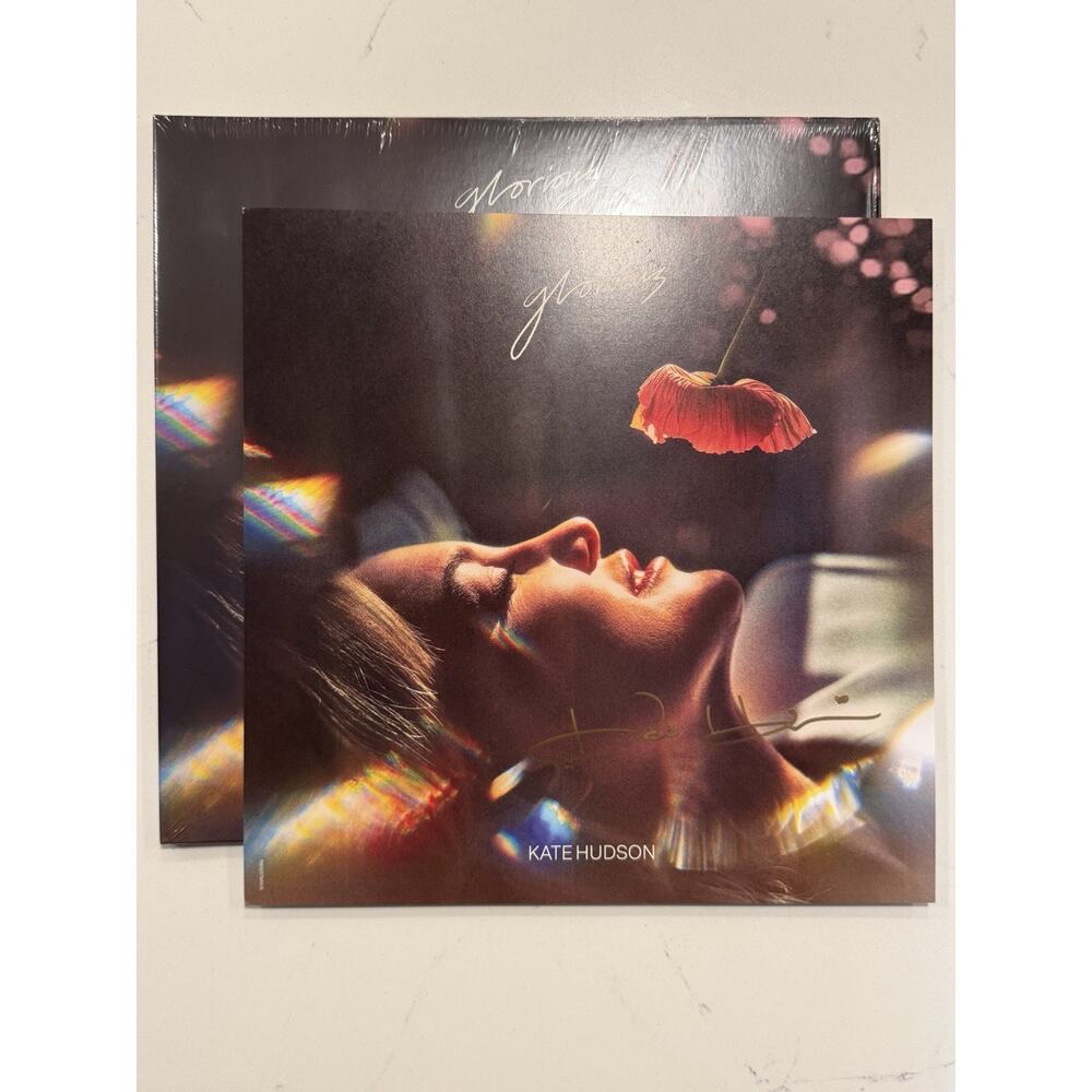 Kate Hudson AUTOGRAPHED Glorious Dark Teal Colored Vinyl LP Record SIGNED #4